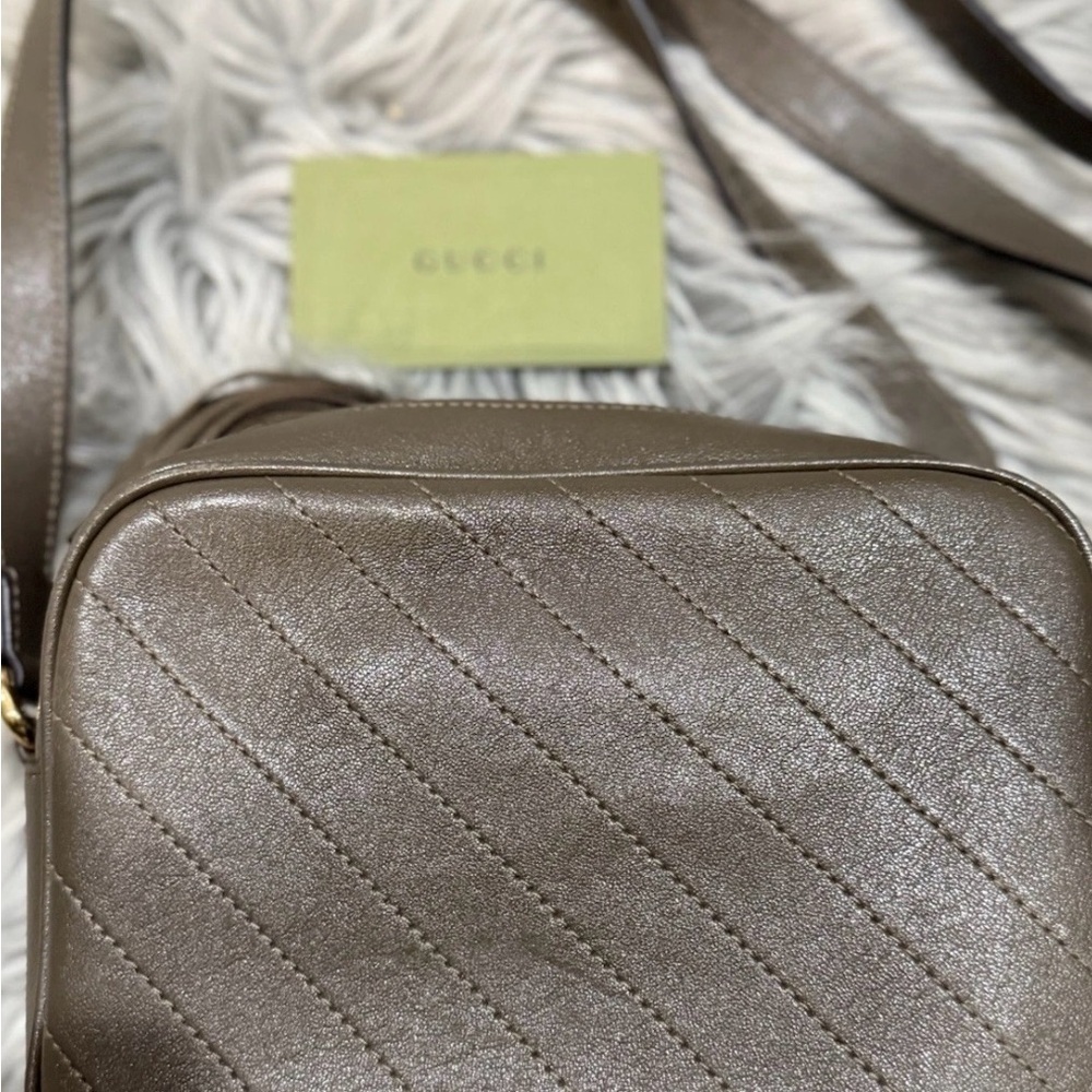 Gucci Green Leather Crossbody Bag - Picture 8 of 10